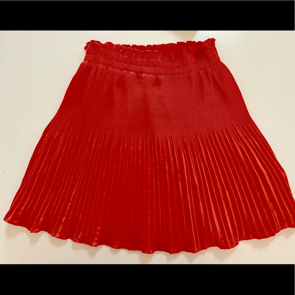 H&M skirt orange 12